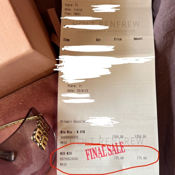 Miu miu runway sunglasses BNIB - Picture 7 of 7